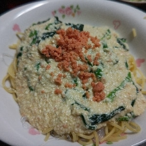 豆腐クリームパスタ